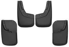 Husky Liners 56686 Custom Mud Guards Front and Rear Mud Guard Set Black