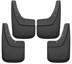 Husky Liners 56896 Custom Mud Guards Front and Rear Mud Guard Set Black