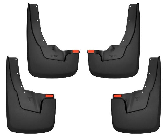 Husky Liners 58136 Custom Mud Guards Front and Rear Mud Guard Set Black