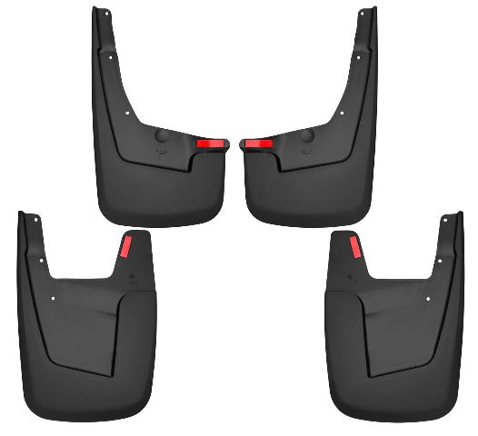 Husky Liners 58146 Custom Mud Guards Front and Rear Mud Guard Set Black