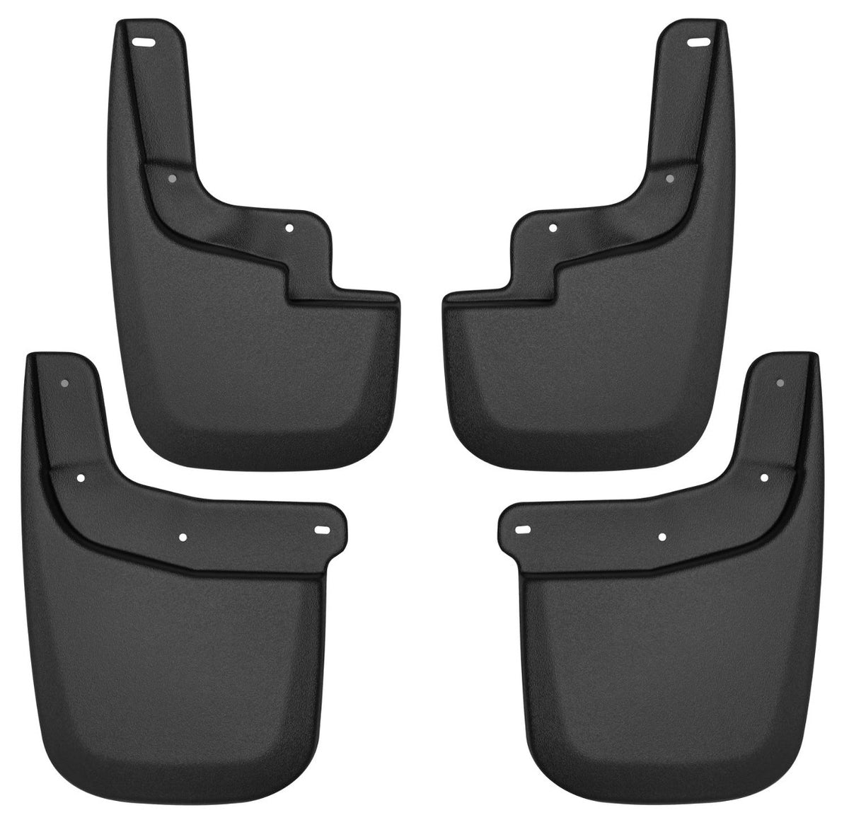 Husky Liners 58236 Custom Mud Guards Front and Rear Mud Guard Set Black
