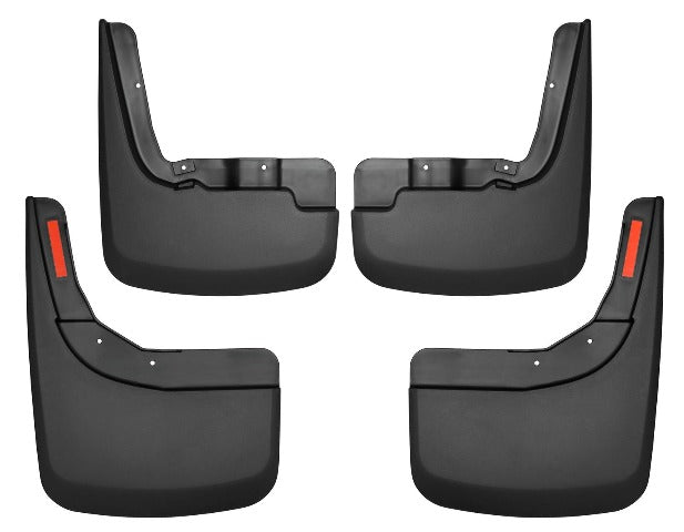 Husky Liners 58266 Custom Mud Guards Front and Rear Mud Guard Set Black