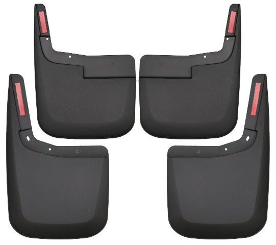 Husky Liners 58286 Custom Mud Guards Front and Rear Mud Guard Set Black