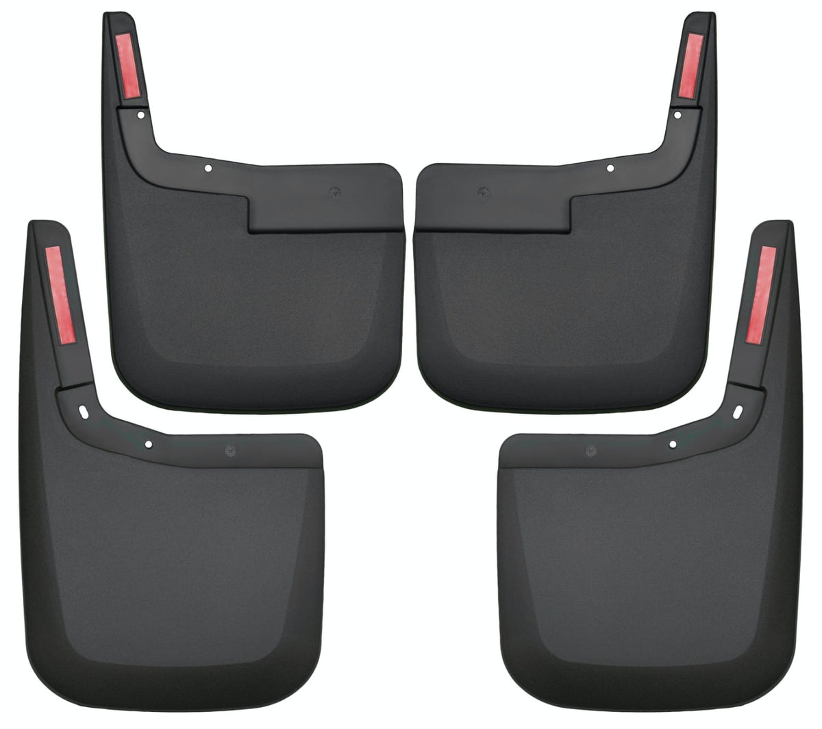 Husky Liners 58446 Custom Mud Guards Front and Rear Mud Guard Set Black