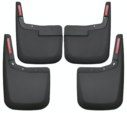 Husky Liners 58446 Custom Mud Guards Front and Rear Mud Guard Set Black