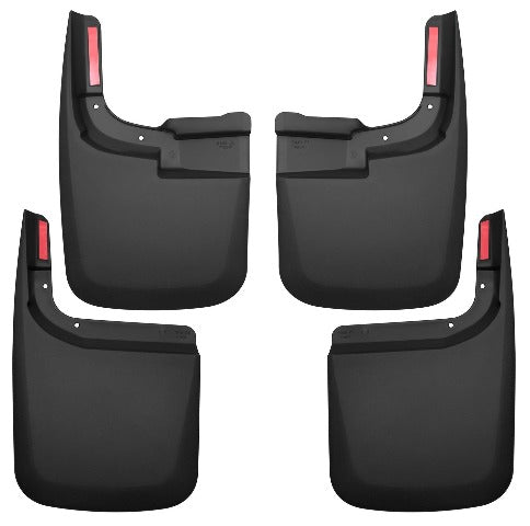 Husky Liners 58466 Custom Mud Guards Front and Rear Mud Guard Set Black