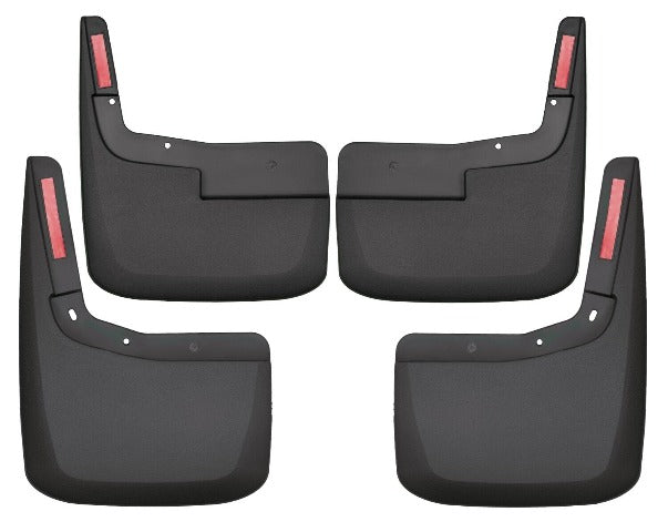 Husky Liners 58526 Custom Mud Guards Front and Rear Mud Guard Set Black