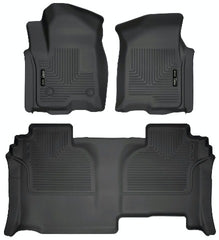 Husky Liners 94031 Weatherbeater Series Front and 2nd Seat Floor Liners Black