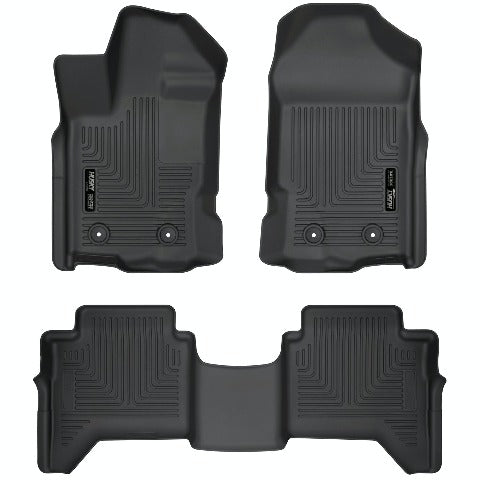 Husky Liners 94101 Weatherbeater Series Front and 2nd Seat Floor Liners Black