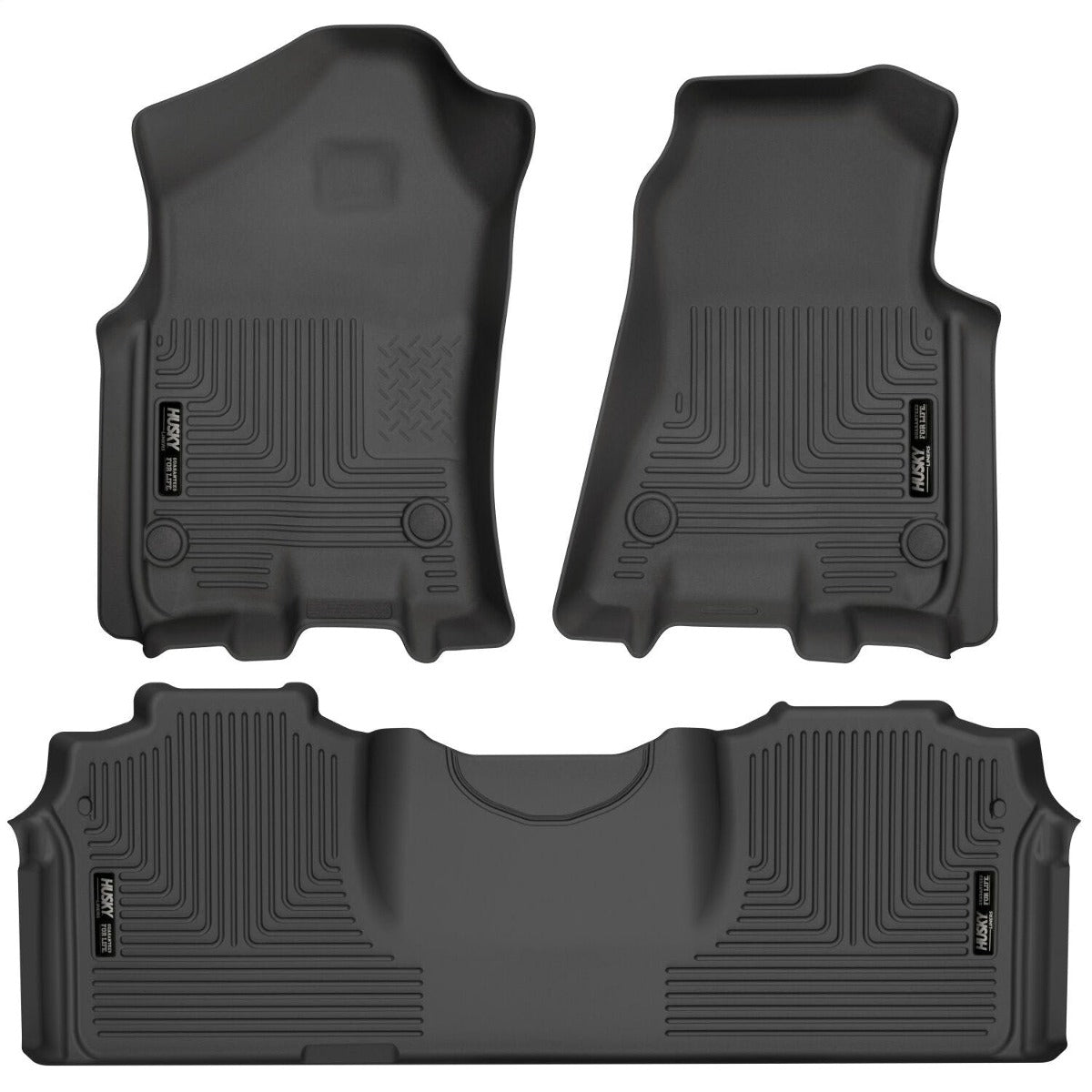 Husky Liners 94131 Weatherbeater Series Front and 2nd Seat Floor Liners Black