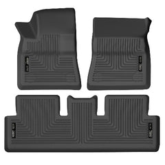 Husky Liners 95091 Weatherbeater Series Front and 2nd Seat Floor Liners Black