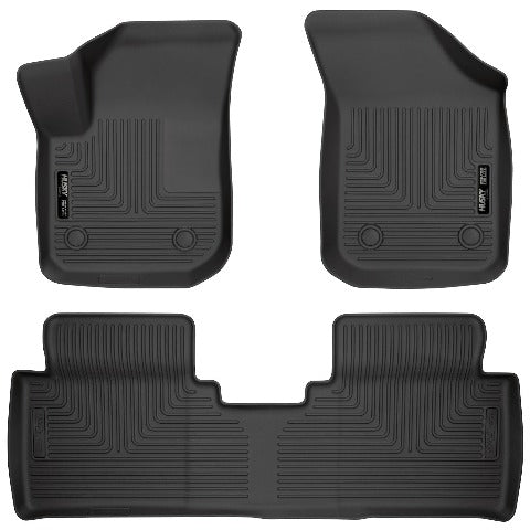 Husky Liners 95111 Weatherbeater Series Front and 2nd Seat Floor Liners Black