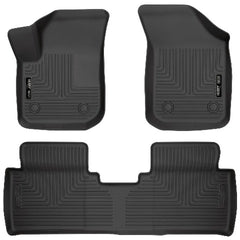 Husky Liners 95111 Weatherbeater Series Front and 2nd Seat Floor Liners Black