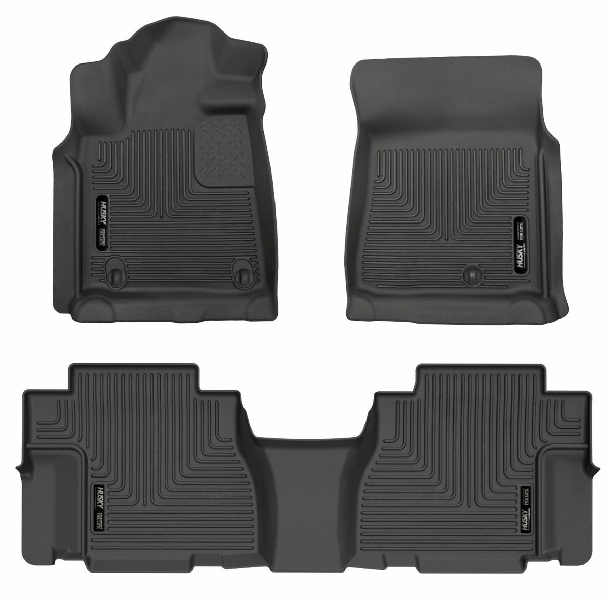 Husky Liners 95131 Weatherbeater - Front & 2nd Seat Floor Liners (Footwell Coverage)
