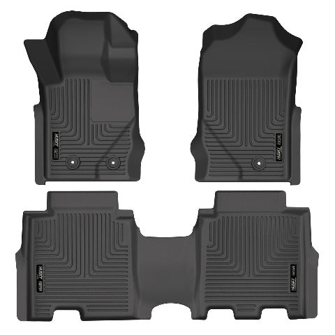 Husky Liners 95301 Weatherbeater Series Front and 2nd Seat Floor Liners Black