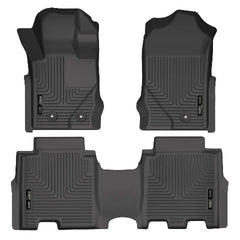 Husky Liners 95301 Weatherbeater Series Front and 2nd Seat Floor Liners Black