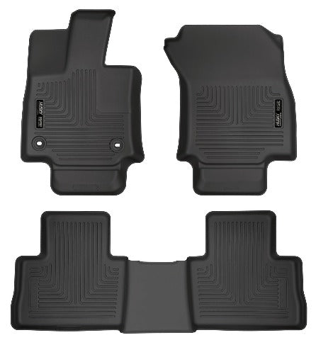 Husky Liners 95501 Weatherbeater Series Front and 2nd Seat Floor Liners Black