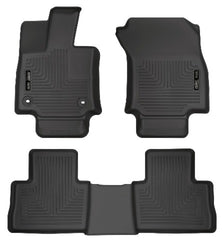 Husky Liners 95501 Weatherbeater Series Front and 2nd Seat Floor Liners Black