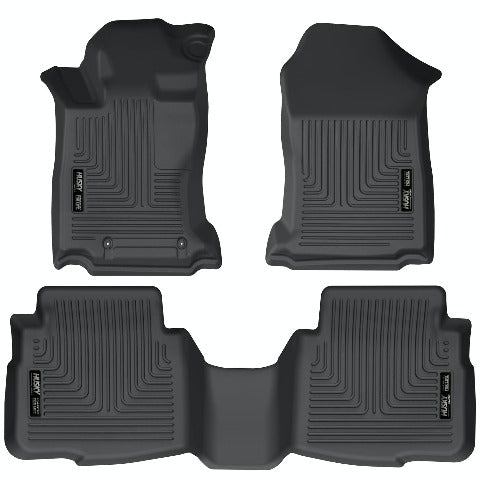 Husky Liners 95541 Weatherbeater Series Front and 2nd Seat Floor Liners Black