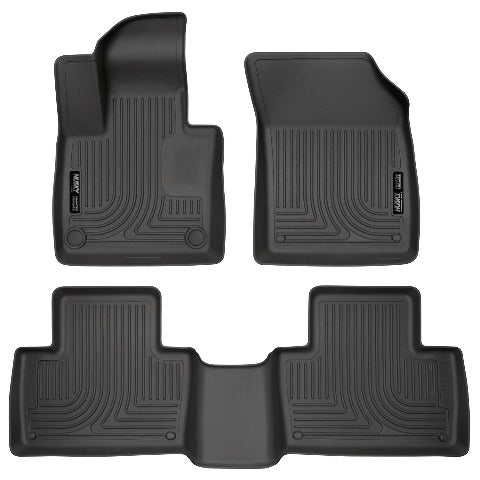 Husky Liners 95601 Weatherbeater Series Front and 2nd Seat Floor Liners Black