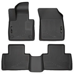 Husky Liners 95601 Weatherbeater Series Front and 2nd Seat Floor Liners Black