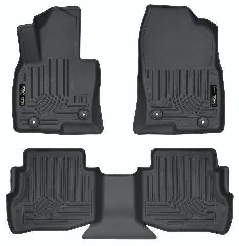 Husky Liners 95611 Weatherbeater Series Front and 2nd Seat Floor Liners Black