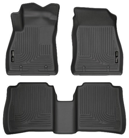 Husky Liners 95631 Weatherbeater Series Front and 2nd Seat Floor Liners Black