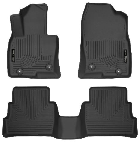Husky Liners 95641 Weatherbeater Series Front and 2nd Seat Floor Liners Black
