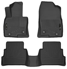 Husky Liners 95641 Weatherbeater Series Front and 2nd Seat Floor Liners Black