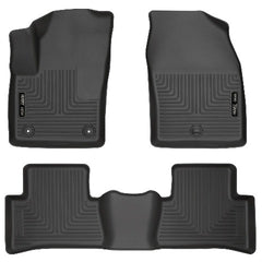 Husky Liners 95651 Weatherbeater Series Front and 2nd Seat Floor Liners Black