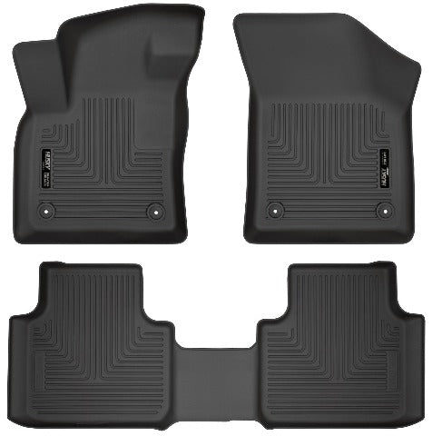 Husky Liners 95661 Weatherbeater Series Front and 2nd Seat Floor Liners Black