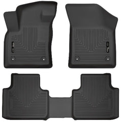 Husky Liners 95661 Weatherbeater Series Front and 2nd Seat Floor Liners Black