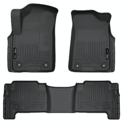 Husky Liners 95671 Weatherbeater Series Front and 2nd Seat Floor Liners Black