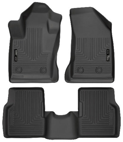 Husky Liners 95681 Weatherbeater Series Front and 2nd Seat Floor Liners Black