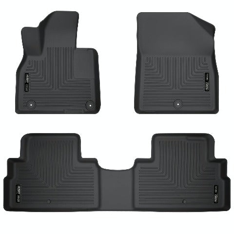 Husky Liners 95711 Weatherbeater Series Front and 2nd Seat Floor Liners Black