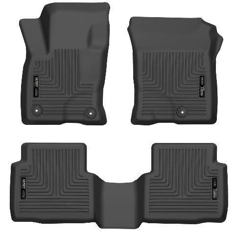 Husky Liners 95721 Weatherbeater Series Front and 2nd Seat Floor Liners Black