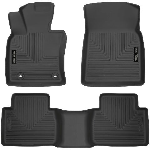 Husky Liners 95731 Weatherbeater Series Front and 2nd Seat Floor Liners Black