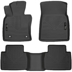 Husky Liners 95731 Weatherbeater Series Front and 2nd Seat Floor Liners Black