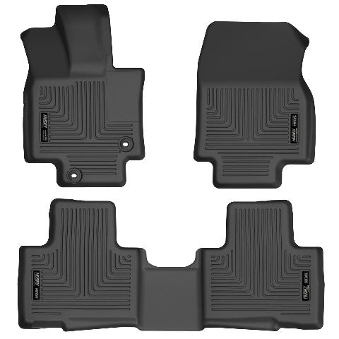 Husky Liners 95791 Weatherbeater Series Front and 2nd Seat Floor Liners Black