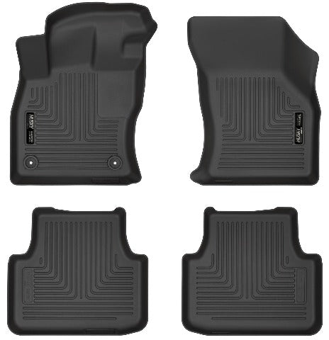 Husky Liners 95831 Weatherbeater Series Front and 2nd Seat Floor Liners Black