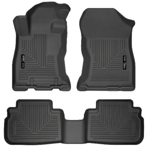 Husky Liners 95891 Weatherbeater Series Front and 2nd Seat Floor Liners Black