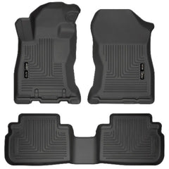 Husky Liners 95891 Weatherbeater Series Front and 2nd Seat Floor Liners Black