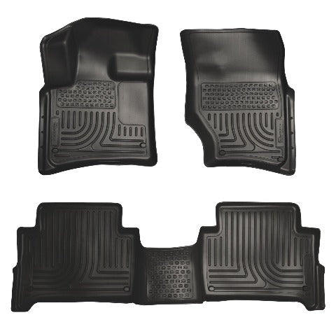 Husky Liners 96421 Weatherbeater Series Front and 2nd Seat Floor Liners Black
