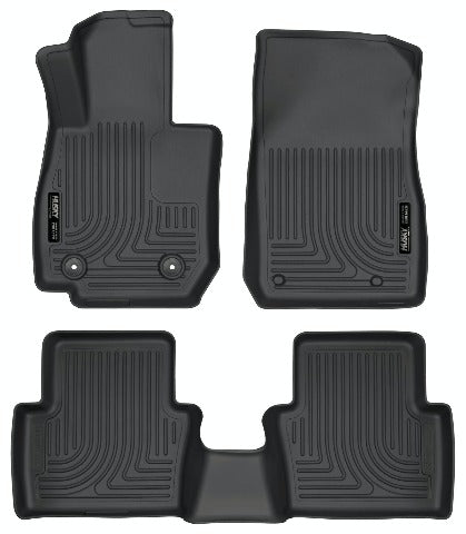 Husky Liners 96701 Weatherbeater Series Front and 2nd Seat Floor Liners Black