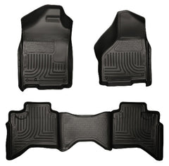 Husky Liners 98031 Weatherbeater Series Front and 2nd Seat Floor Liners Black