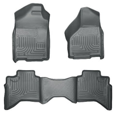 DISCONTINUED - Husky Liners 98032 Weatherbeater Series Front and 2nd Seat Floor Liners Grey