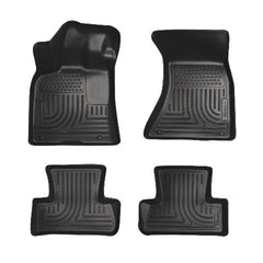 Husky Liners 98061 Weatherbeater Series Front and 2nd Seat Floor Liners Black