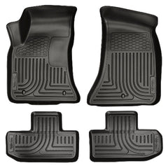 Husky Liners 98071 Weatherbeater Series Front and 2nd Seat Floor Liners Black