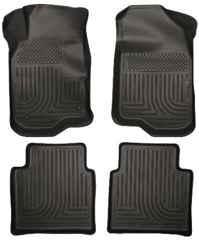 Husky Liners 98111 Weatherbeater Series Front and 2nd Seat Floor Liners Black