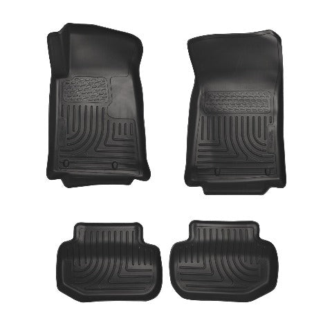 Husky Liners 98121 Weatherbeater Series Front and 2nd Seat Floor Liners Black